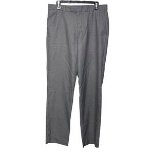 Banana Republic Standard Fit‎ Men's Gray Geometric Dress Pants Size 34x34